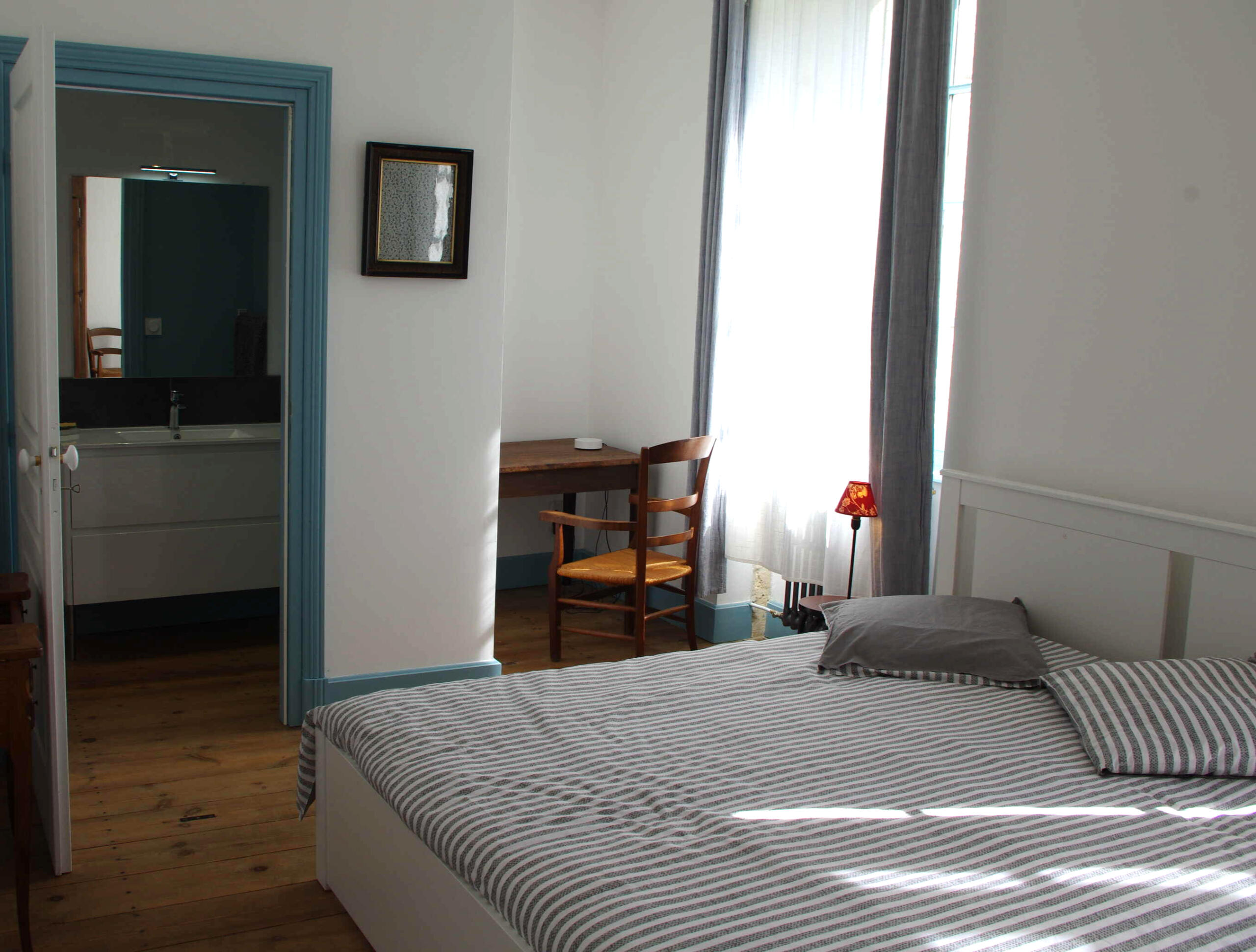 Une des six chambres du gîte de Villeréal